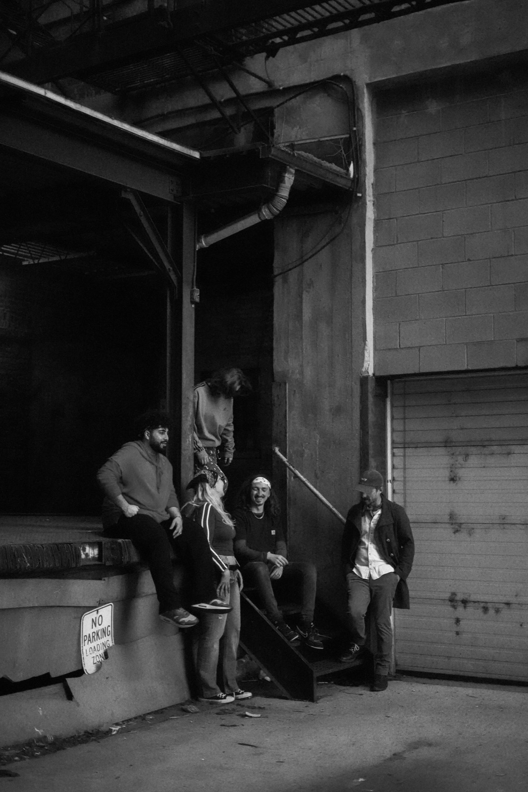Northern Lights · loading dock, candid
