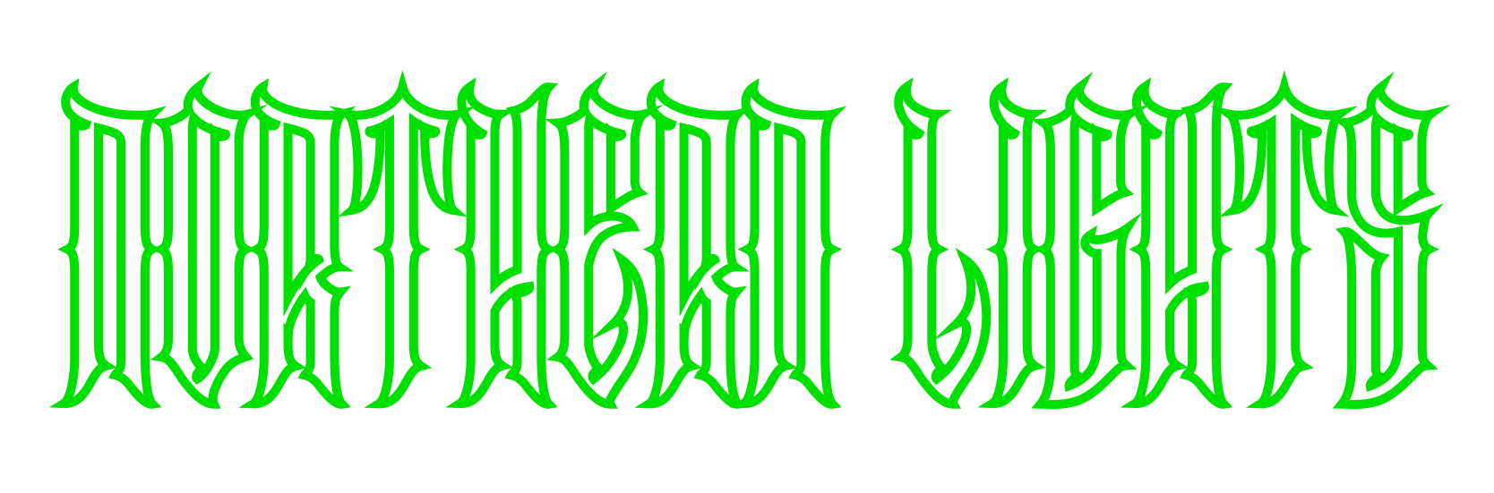 Wordmark outline